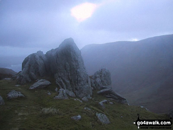 Walk Steel Knotts (Pikeawassa) walking UK Mountains in The Far Eastern Fells The Lake District National Park Cumbria, England