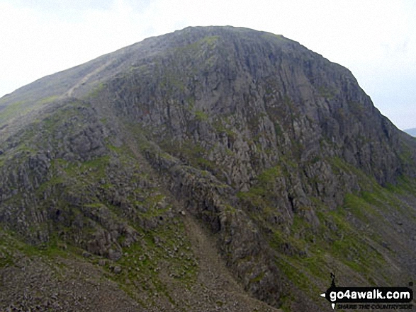 Walk c241 Great Gable and Honister Pass from Seatoller (Borrowdale) - Great Gable from Green Gable