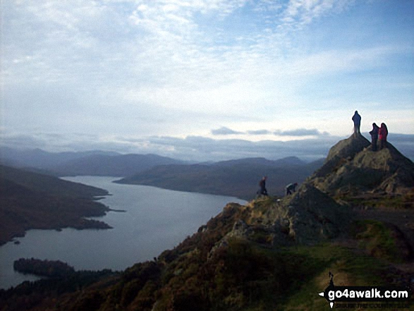 Lock Katrine from the summit of Ben A'an