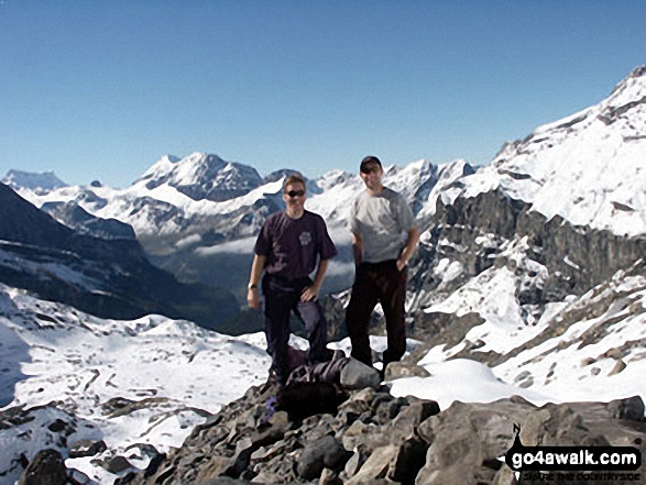 Me and my best Friend on Doldenhorn in   Switzerland