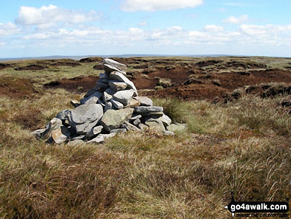 Walk du145 Chapelfell Top from St John's Chapel - Chapelfell Top summit cairn