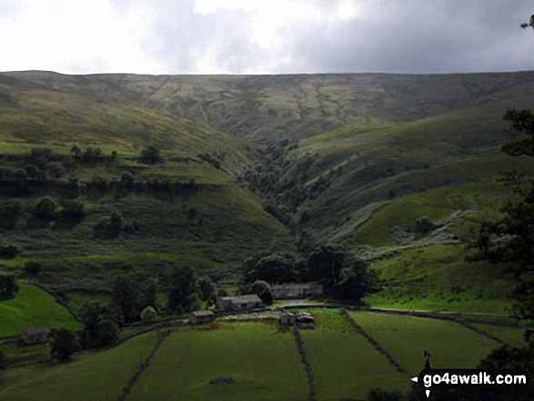 Walk ny207 Yockenthwaite Moor from Buckden - Yockenthwaite Farm