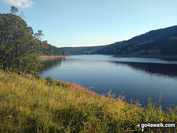 Walk d277 Margery Hill from Fairholmes Car Park, Ladybower Reservoir - Derwent Reservoir