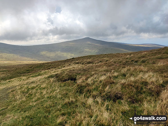 Walk c180 The Howgills from Low Carlingill Bridge - Beinn-y-Phott from Snaefell