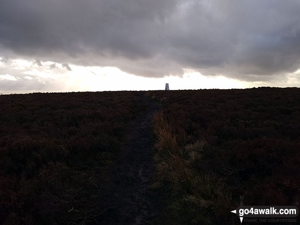 Walk d261 Totley Moor from Longshaw Country Park - Approaching Totley Moor