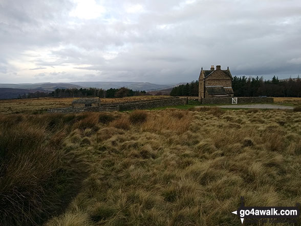 Walk d261 Totley Moor from Longshaw Country Park - White End Lodge