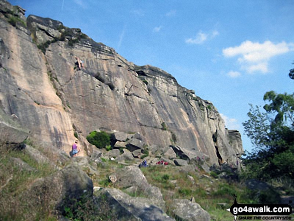 Froggatt Edge from below