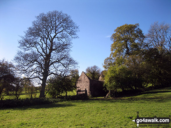 Ruined barn near Cantrell's House, Back of Ecton