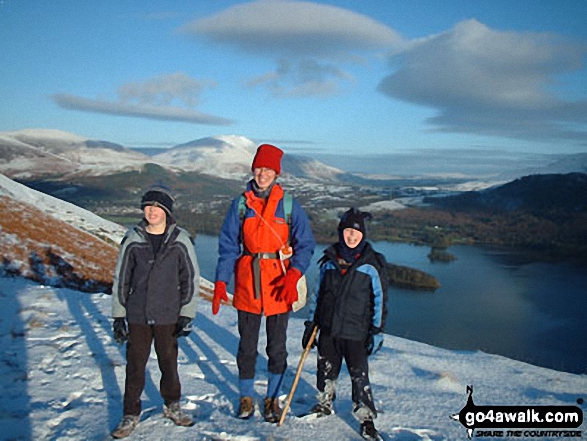 Me And My Sons on Cat Bells in The Lake District Cumbria England