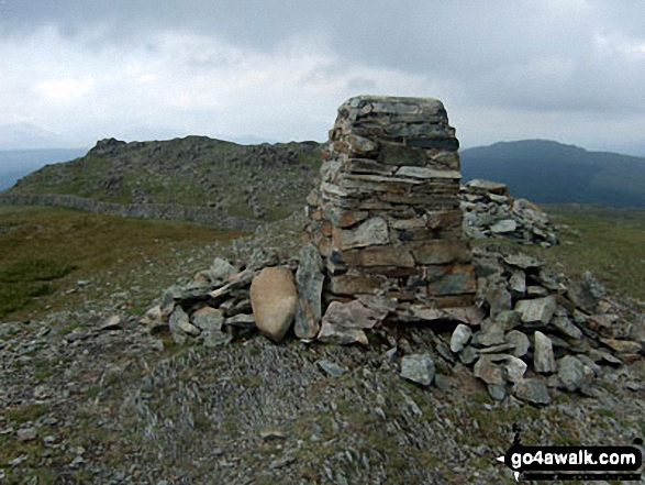 Rhobell Fawr summit trig point