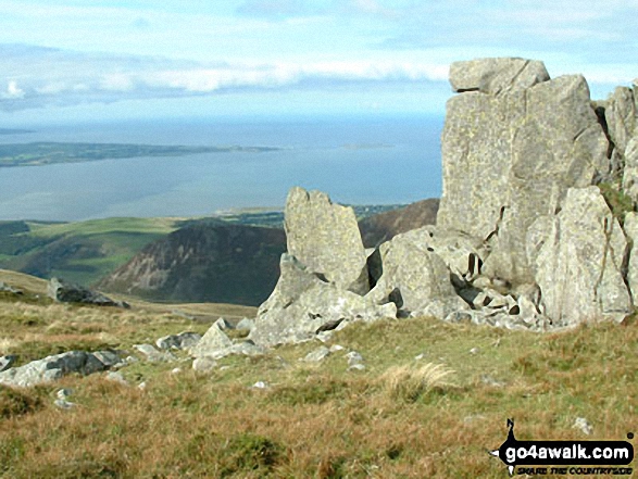 Walk Llwytmor walking UK Mountains in The Carneddau Snowdonia National Park Gwynedd, Wales