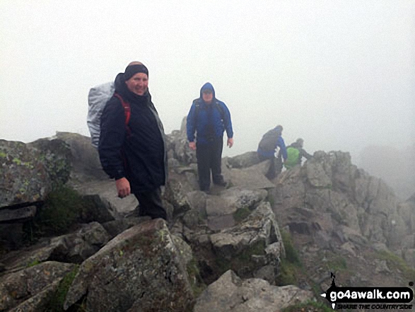 Walk c427 Helvellyn via Striding Edge from Patterdale - Starting the descent from Helvellyn via Swirral Edge