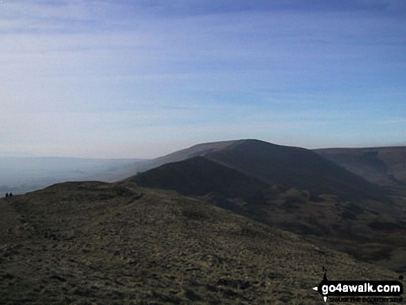 Rushup Edge and Lord's Seat from Mam Tor