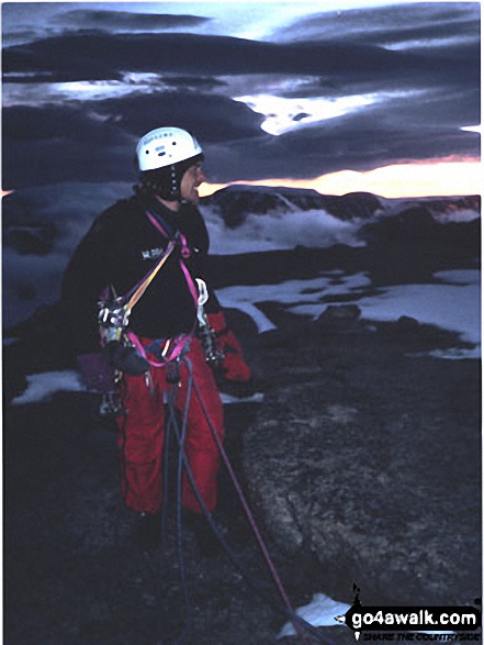 Midnight on Mt Asgard in Baffin Island Nunavut Canada