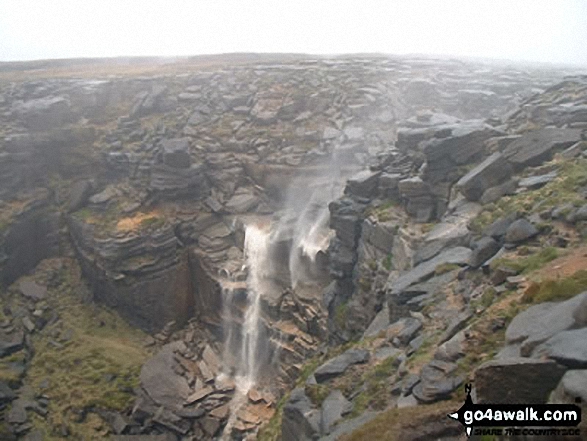 Kinder Downfall on Kinder Scout