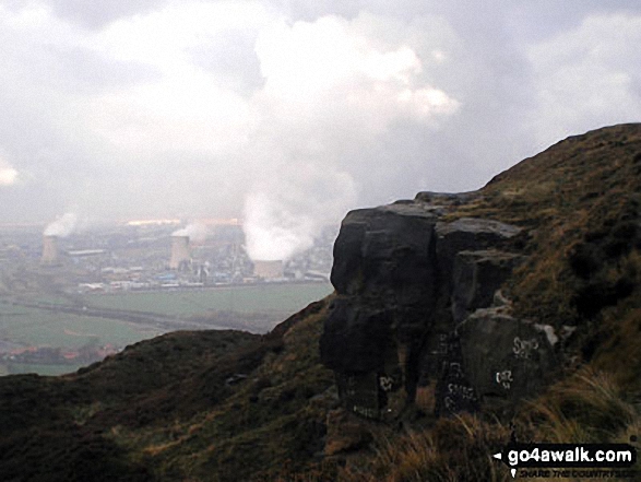 The North Tees Oil Terminal from Eston Nab (Eston Moor)