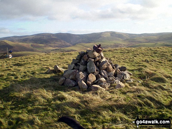 Walk bo143 Humblemoor Hill from Tow Ford - The summit of Humblemoor Hill