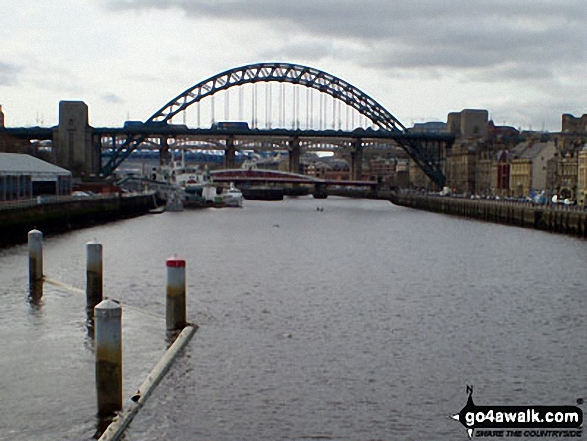 The Tyne Bridge from the Millennium Eye Bridge, Newcastle