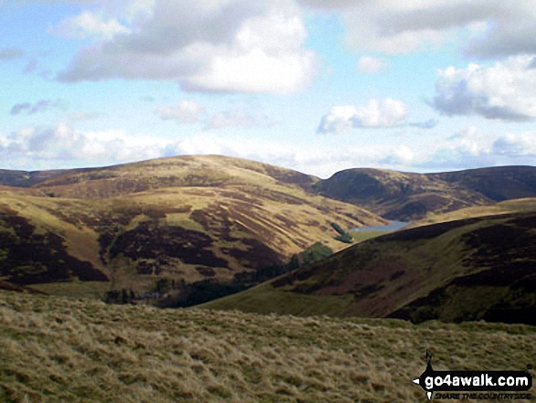 Walk Lamington Hill walking UK Mountains in The Scottish Borders  South Lanarkshire, Scotland