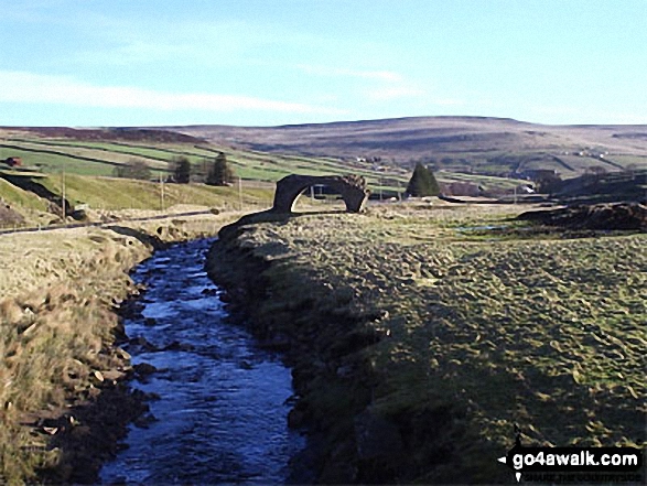 Rookhope Arch looking E towards Rookhope