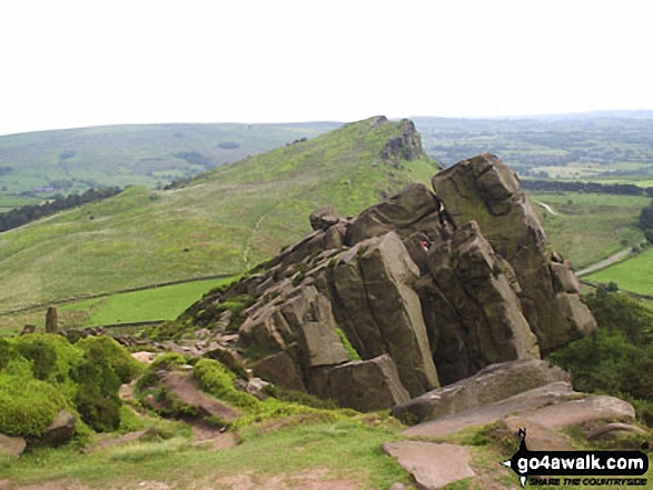 Walk s228 The Roaches and Hen Cloud from Meerbrook - The Roaches