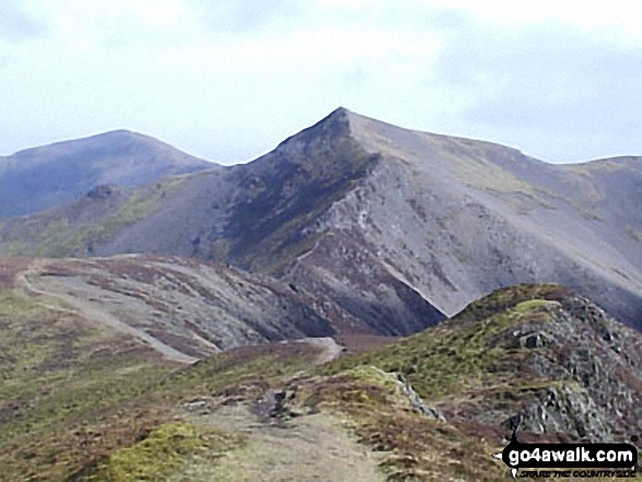 Walk Hopegill Head walking UK Mountains in The North Western Fells The Lake District National Park Cumbria, England