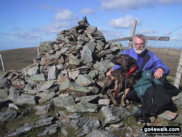 Mike Knipe on Great Calva in The Lake District Cumbria England