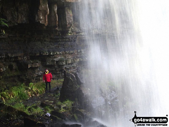 Walking behind Ashgill Force near Garrigill