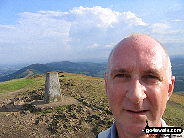 Me on Worcestershire Beacon in The Malvern Hills Worcestershire England