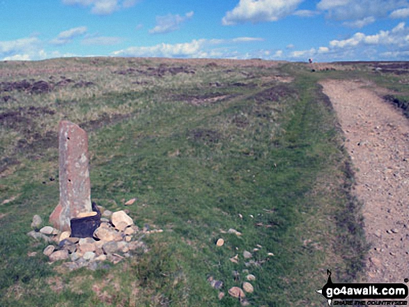 The lone gatepost that remains at Ketley Gate