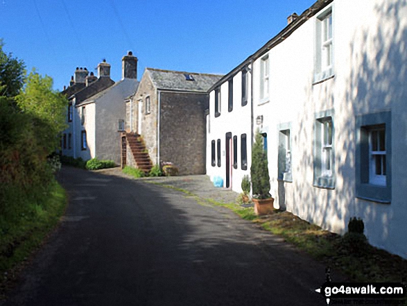 On the back road through Helton village