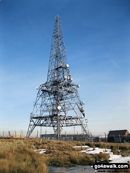 Telecommunications tower on Winter Hill (Rivington Moor)