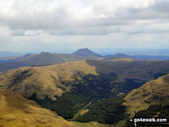 Ben Ledi from the summit of Cruach Ardrain