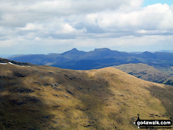 Ben Vorlich (Coire Garbh) and Stuc a'Chroin from the summit of Cruach Ardrain