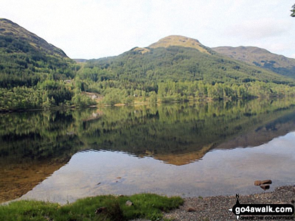 Stob Fear-tomhais (Ceann na Baintighearna) reflected in Loch Voil