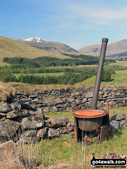 Sheepfold  above Kirkton Farm near Crainlarich