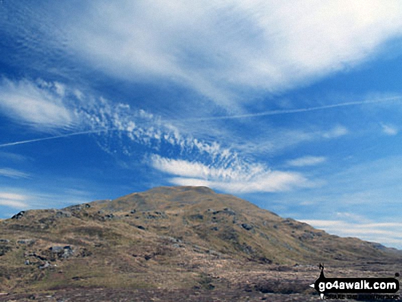 Unusual cloud formations above Beinn Challum