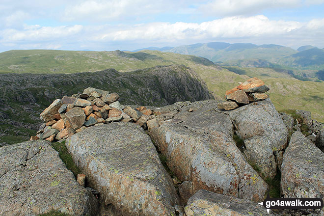 Cairns on Harrison Stickle