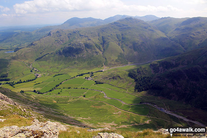 Great Langdale from Pike of Stickle (Pike o' Stickle) summit