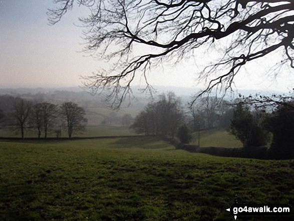 The Staffordshire countryside from near Gun (Staffordshire)