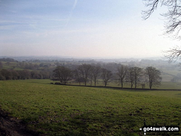 The Staffordshire countryside from near Gun (Staffordshire)