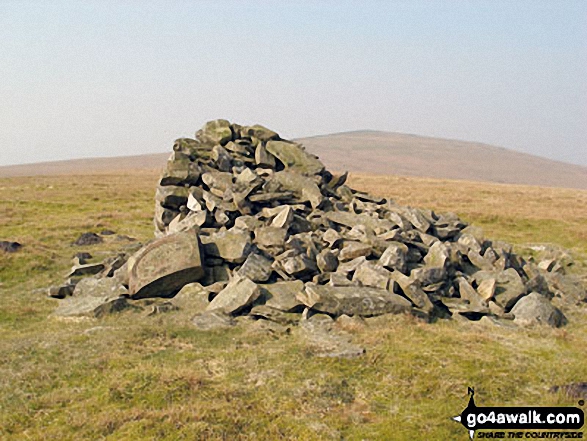 Walk c448 Renwick Fell (Thack Moor) from Renwick - Currick near the summit of Watch Hill (Graystone Edge) with Renwick Fell (Thack Moor) in the background