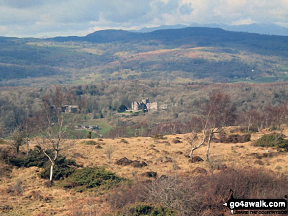 Witherslack Hall School from Whitbarrow Scar