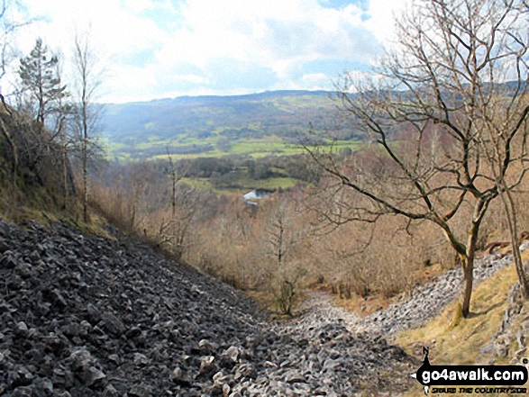 Descending Bell Rake, Whitbarrow Scar