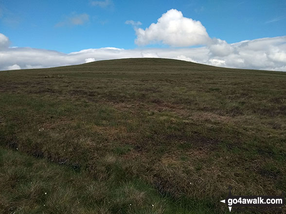 Meugher from Meugher Dike on Grassington Moor