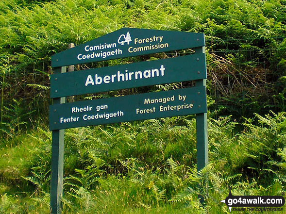 Walk gw145 Pen y Boncyn Trefeilw and Foel Cedig from Hirnant Pass - Aberhirnant Forest Parking Area on Hirnant Pass