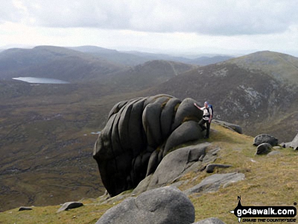 On the summit of Slieve Bernagh