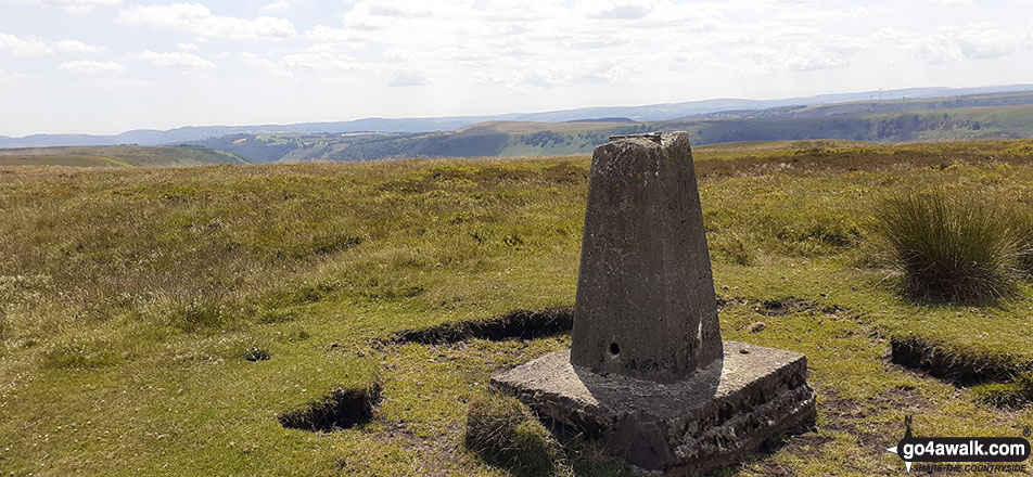 Mynydd Carn-y-Cefn summit trig point