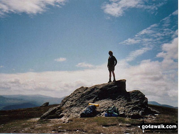 Muiris O'Raghallaigh on Djouce in The Wicklow Mountains Wicklow Ireland