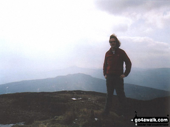 Muiris Ó   Raghallaigh on Log A' Lagha in The Wicklow Mountains Wicklow Ireland